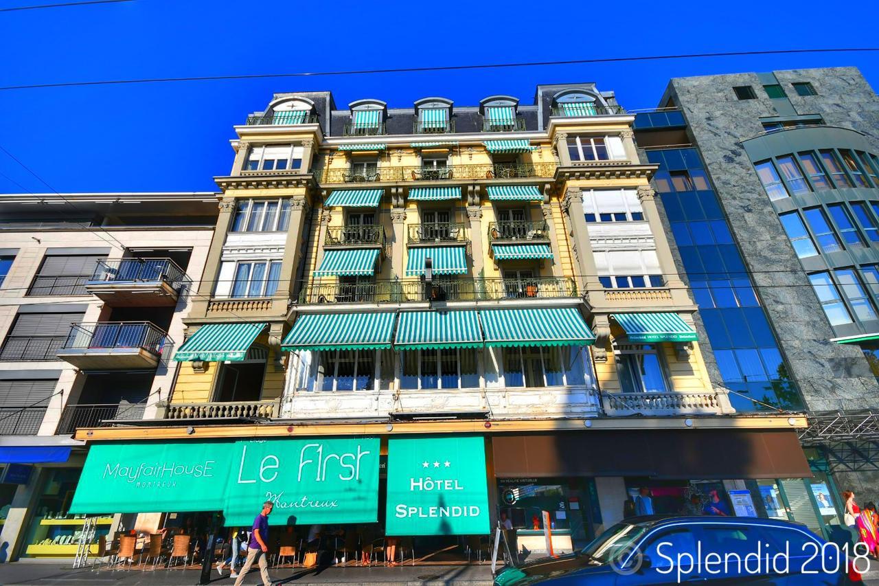 Hotel Splendid Montreux Bagian luar foto