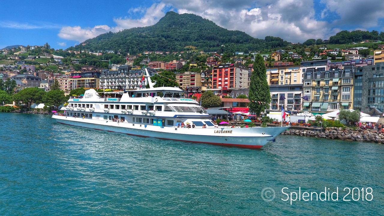 Hotel Splendid Montreux Bagian luar foto